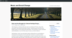 Desktop Screenshot of musicandsocialchange.wisrville.org